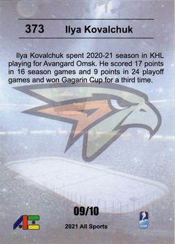 2020-21 All Sports (Unlicensed) - Gold #373 Ilya Kovalchuk Back