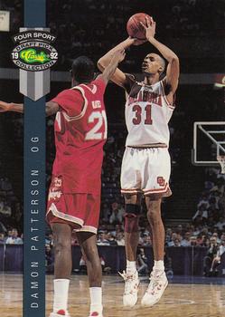 1992 Classic Four Sport #15 Damon Patterson Front