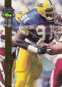 1992 Classic Four Sport - Gold #102 Sean Gilbert Front