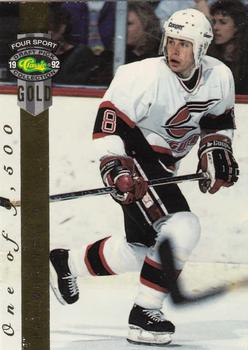 1992 Classic Four Sport - Gold #223 Ray Whitney Front