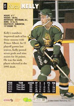1995 Classic Five Sport #128 Steve Kelly Back