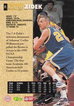 1995 Classic Five Sport #20 George Zidek Back