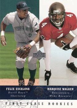 2002-03 UD SuperStars #293 Felix Escalona / Marquise Walker Front