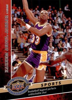 2009 Upper Deck 20th Anniversary #57 Kareem Abdul-Jabbar Front