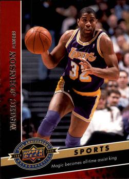 2009 Upper Deck 20th Anniversary #276 Magic Johnson Front