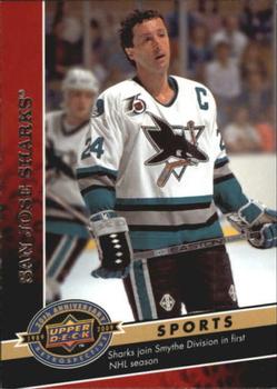 2009 Upper Deck 20th Anniversary #319 San Jose Sharks Front