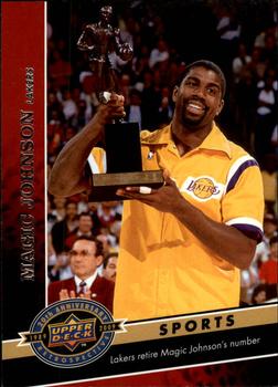 2009 Upper Deck 20th Anniversary #376 Magic Johnson Front