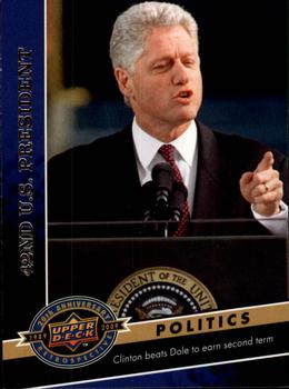 2009 Upper Deck 20th Anniversary #992 Bill Clinton Front