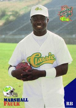 1993-94 Classic Images Four Sport - Marshall Faulk #M6 Marshall Faulk Front