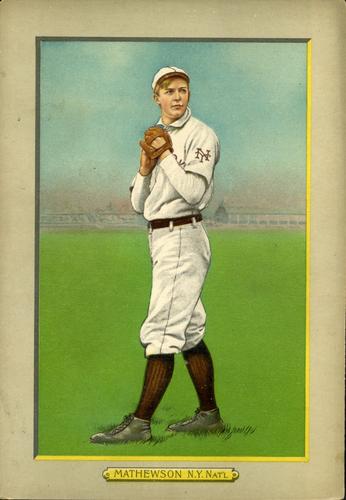 1911 Turkey Red Cabinets T3 #27 Christy Mathewson Front