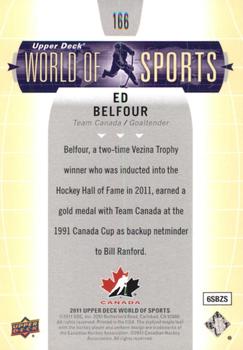 2011 Upper Deck World of Sports #166 Ed Belfour Back
