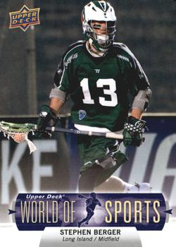 2011 Upper Deck World of Sports #205 Stephen Berger Front