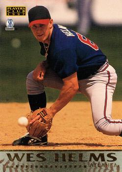 1997 Score Board Players Club #27 Wes Helms Front