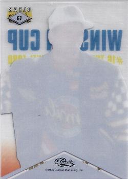 1996 Classic Clear Assets #67 Ted Musgrave Back