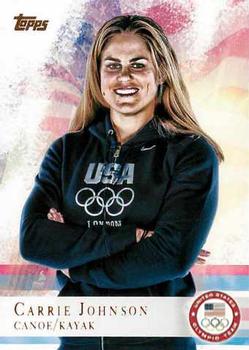 2012 Topps U.S. Olympic Team & Hopefuls #74 Carrie Johnson Front