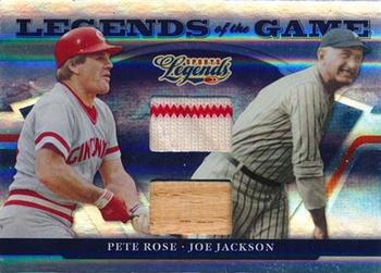 2008 Donruss Sports Legends - Legends of the Game Combos #LGC-2 Pete Rose / Joe Jackson Front