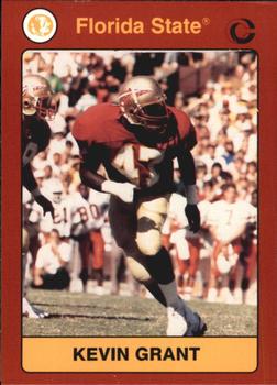 1990-91 Collegiate Collection Florida State Seminoles #10 Kevin Grant Front