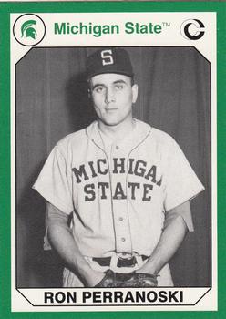 1990 Collegiate Collection Michigan State Spartans #114 Ron Perranoski Front