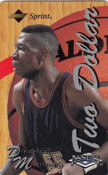 1994-95 Classic Assets - Phone Cards $2 #NNO Dikembe Mutombo Front