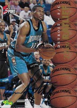 1995-96 Classic Five Sport Signings - Autographs #NNO Theo Ratliff Front