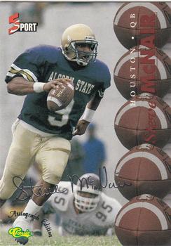 1995-96 Classic Five Sport Signings #S33 Steve McNair Front