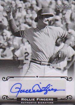 2012 Leaf National Convention - Autographs #BA-RF1 Rollie Fingers Front