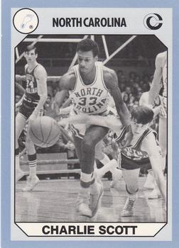 1990-91 Collegiate Collection North Carolina Tar Heels #133 Charlie Scott Front