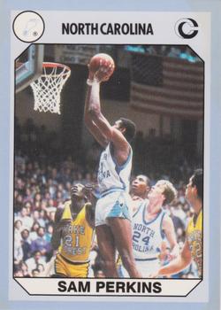 1990-91 Collegiate Collection North Carolina Tar Heels #22 Sam Perkins Front