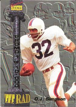 1994 Signature Rookies Tetrad #T6 O.J. Simpson Front