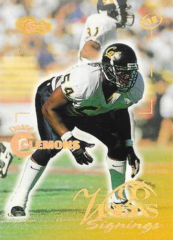 1996 Classic Visions Signings #41 Duane Clemons Front