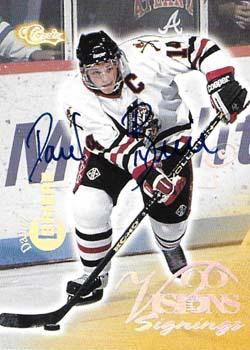 1996 Classic Visions Signings - Autographs Silver #NNO Daniel Briere Front