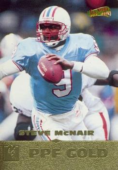 1996-97 Score Board All Sport PPF - Gold #128 Steve McNair Front