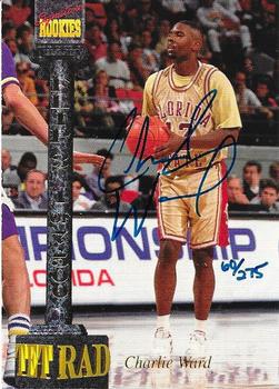 1994 Signature Rookies Tetrad - Flip Cards Autographs #NNO Charlie Ward Front