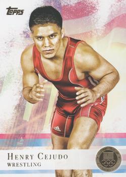 2012 Topps U.S. Olympic Team & Hopefuls - Gold #33 Henry Cejudo Front