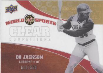 2010 Upper Deck World of Sports - Clear Competitors #CC-14 Bo Jackson Front