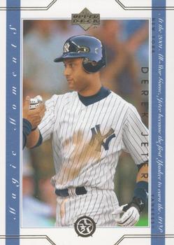 2002-03 UD SuperStars - Magic Moments #MM10 Derek Jeter Front