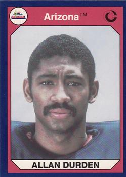 1990 Collegiate Collection Arizona Wildcats #26 Allen Durden Front