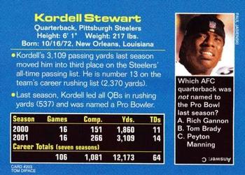 2002 Sports Illustrated for Kids #203 Kordell Stewart Back