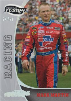 2009 Press Pass Fusion - Silver #74 Mark Martin Front