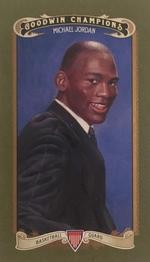 2012 Upper Deck Goodwin Champions - Mini Green #123 Michael Jordan Front