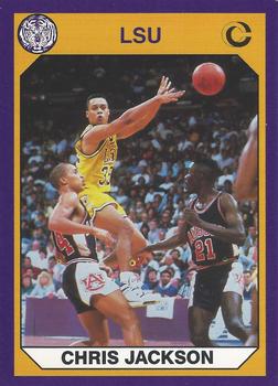 1990 Collegiate Collection LSU Tigers #2 Chris Jackson Front