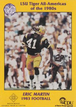 1989 LSU Tigers All-Americans #12 Eric Martin Front