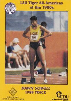 1989 LSU Tigers All-Americans #6 Dawn Sowell Front