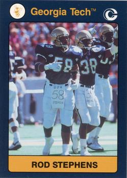 1991 Collegiate Collection Georgia Tech Yellow Jackets #66 Rod Stephens Front