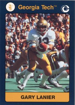 1991 Collegiate Collection Georgia Tech Yellow Jackets #89 Gary Lanier Front