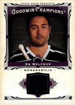 2013 Upper Deck Goodwin Champions - Memorabilia #M-EB Ed Belfour Front