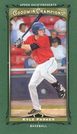 2013 Upper Deck Goodwin Champions - Mini Green #219 Kyle Parker Front