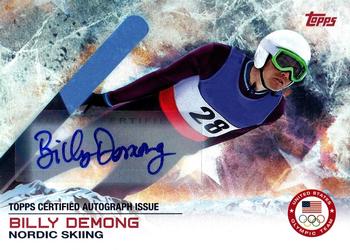 2014 Topps U.S. Olympic & Paralympic Team & Hopefuls - Autographs #23 Billy Demong Front