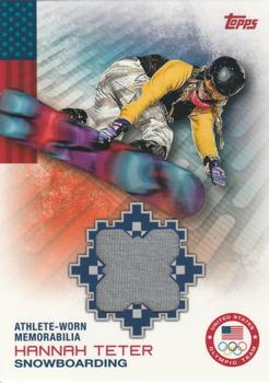 2014 Topps U.S. Olympic & Paralympic Team & Hopefuls - Relics #OR-HT Hannah Teter Front
