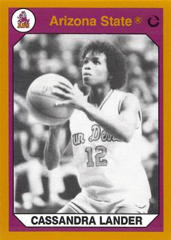 1990-91 Collegiate Collection Arizona State Sun Devils #179 Cassandra Lander Front